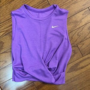 Nike Purple Medium Cropped Tank